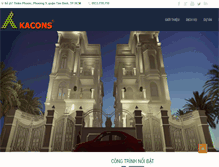 Tablet Screenshot of kacons.com.vn